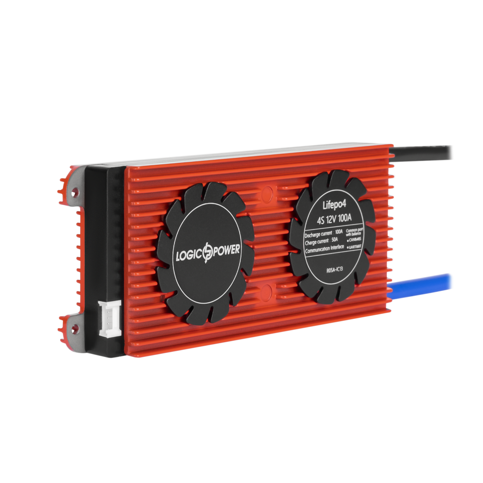 Smart BMS плата LogicPower LiFePO4 12V 4S 100A (Dis 100A Ch 50A) + UART/RS485/CAN Smart BMS плата LogicPower LiFePO4 12V 4S 100A (Dis 100A Ch 50A) + UART/RS485/CAN