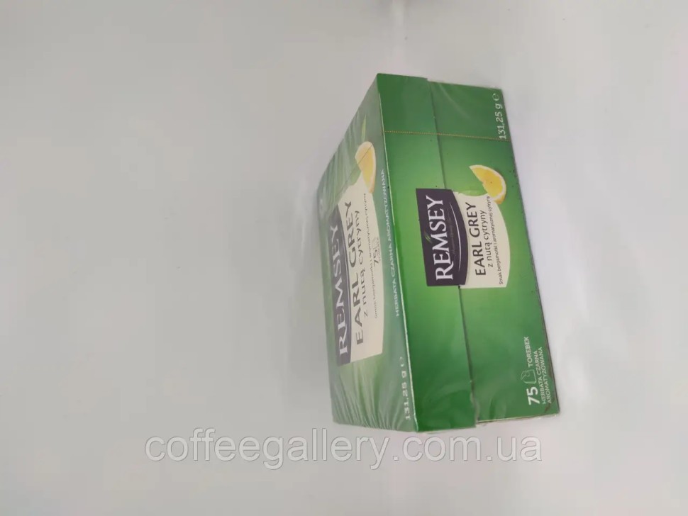 Чорний чай Remsey Earl Grey Cytryny пакетований Чорний чай Remsey Earl Grey Cytryny пакетований