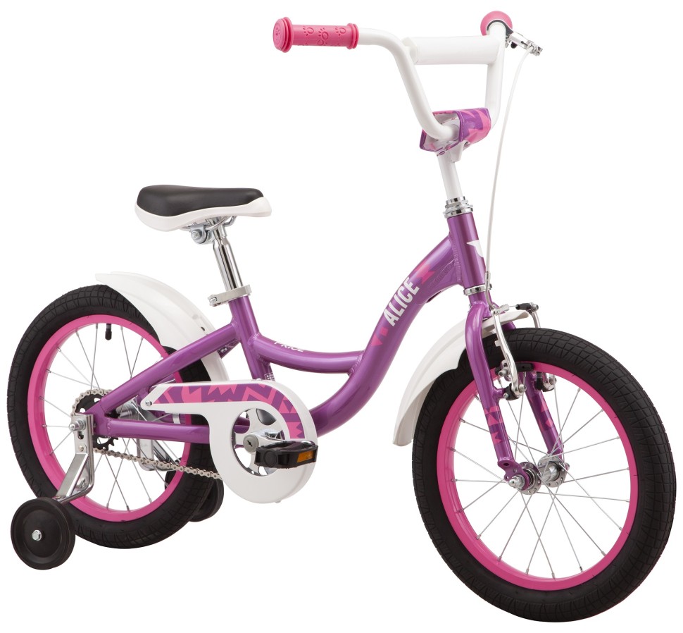 Велосипед 16" Pride ALICE 16 2023 фиолетовый Велосипед 16" Pride ALICE 16 2023 фиолетовый