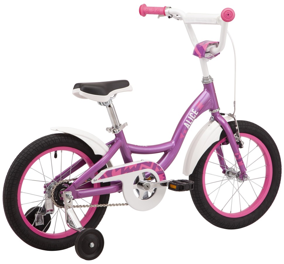 Велосипед 16" Pride ALICE 16 2023 фиолетовый Велосипед 16" Pride ALICE 16 2023 фиолетовый