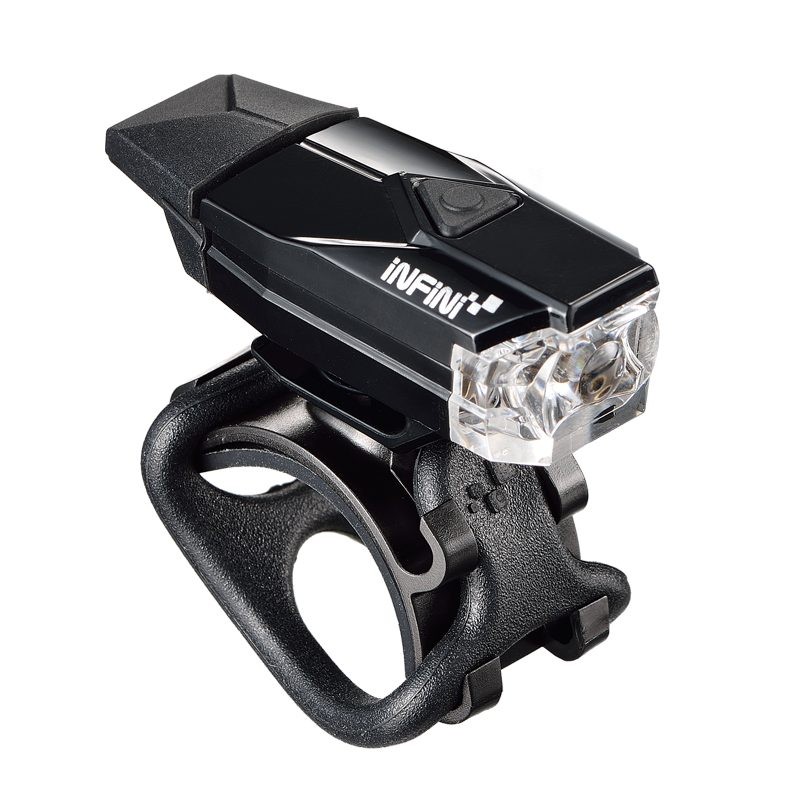 Мигалка передняя Infini MINI LAVA I-261W-BK, 1 светодиод, 4 режима,...