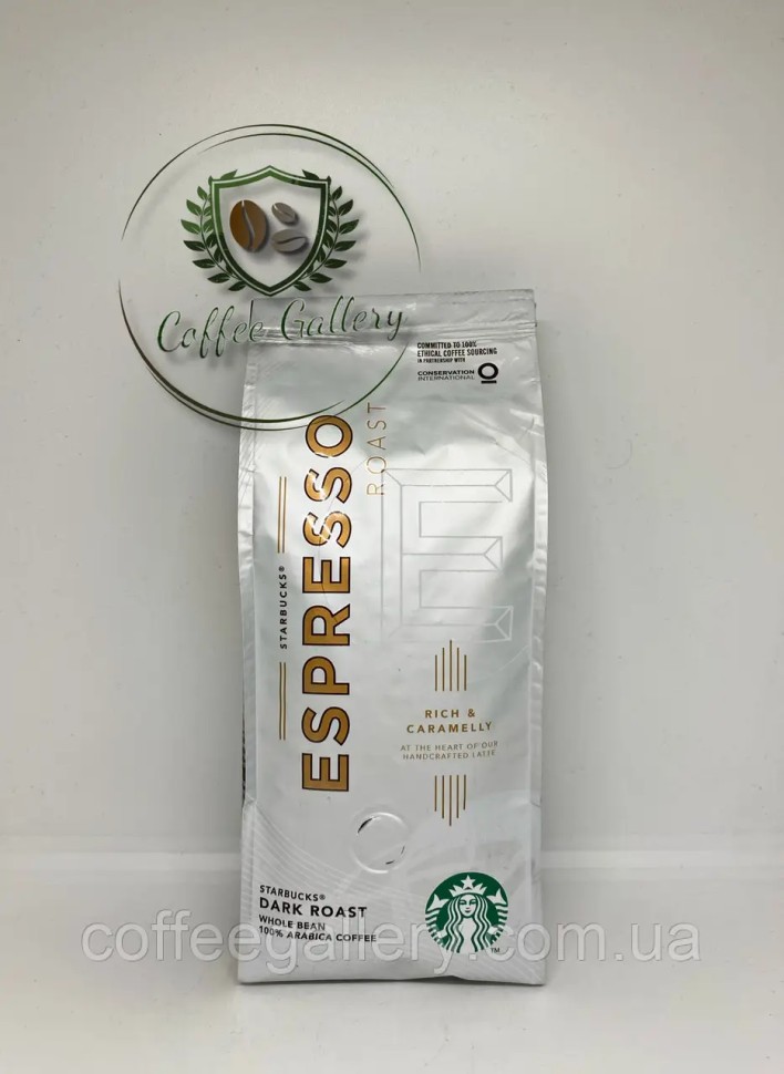 Кофе в зернах Starbucks Espresso Dark Roast 250 г Кофе в зернах Starbucks Espresso Dark Roast 250 г