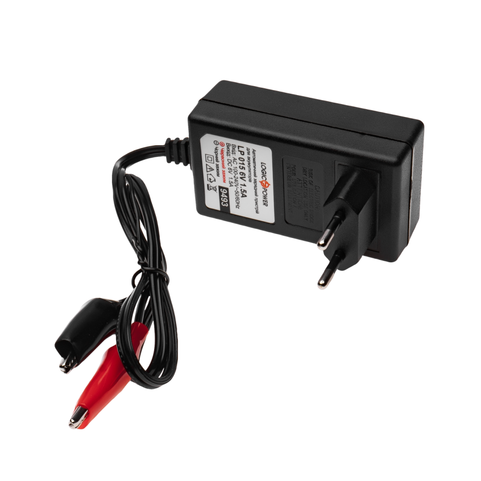 Зарядное устройство для АКБ LogicPower LP AC-015 6V 1.5A