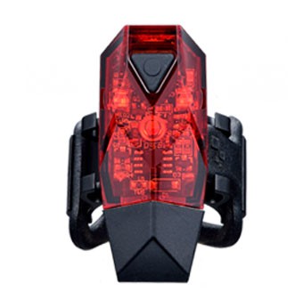 Мигалка задняя Infini MINI LAVA I-261R, 3 диода, 4 режима, USB...