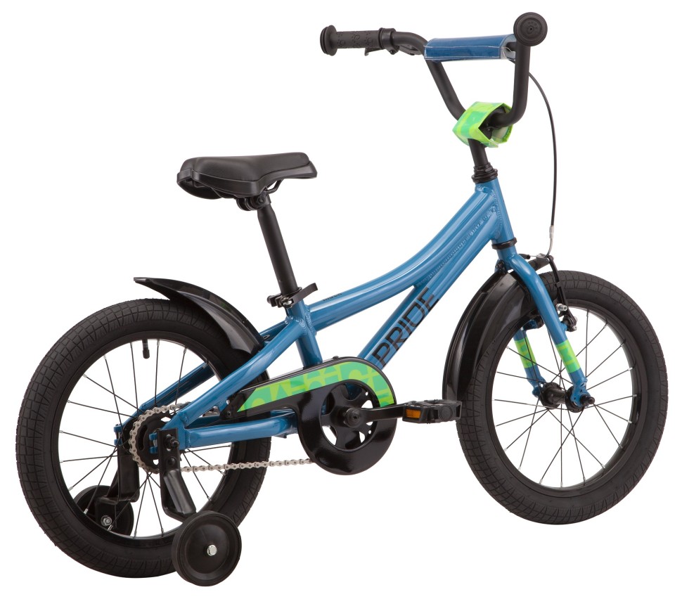 Велосипед 16" Pride RIDER 16 2023 синий Велосипед 16" Pride RIDER 16 2023 синий
