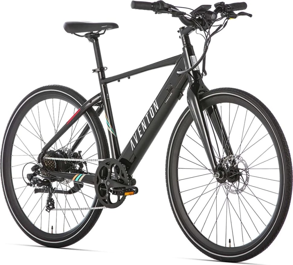 Электровелосипед 28" Aventon Soltera 7s 350 рама - L 2023 Onyx Black Электровелосипед 28" Aventon Soltera 7s 350 рама - L 2023 Onyx Black