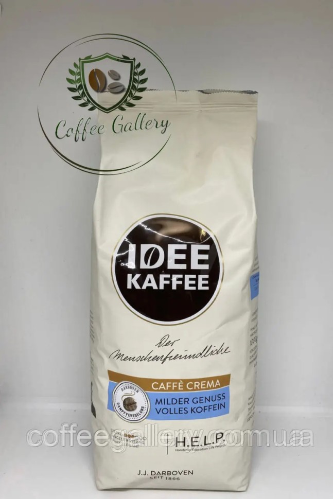 Кофе в зернах IDEE Kafee Crema 1000 г