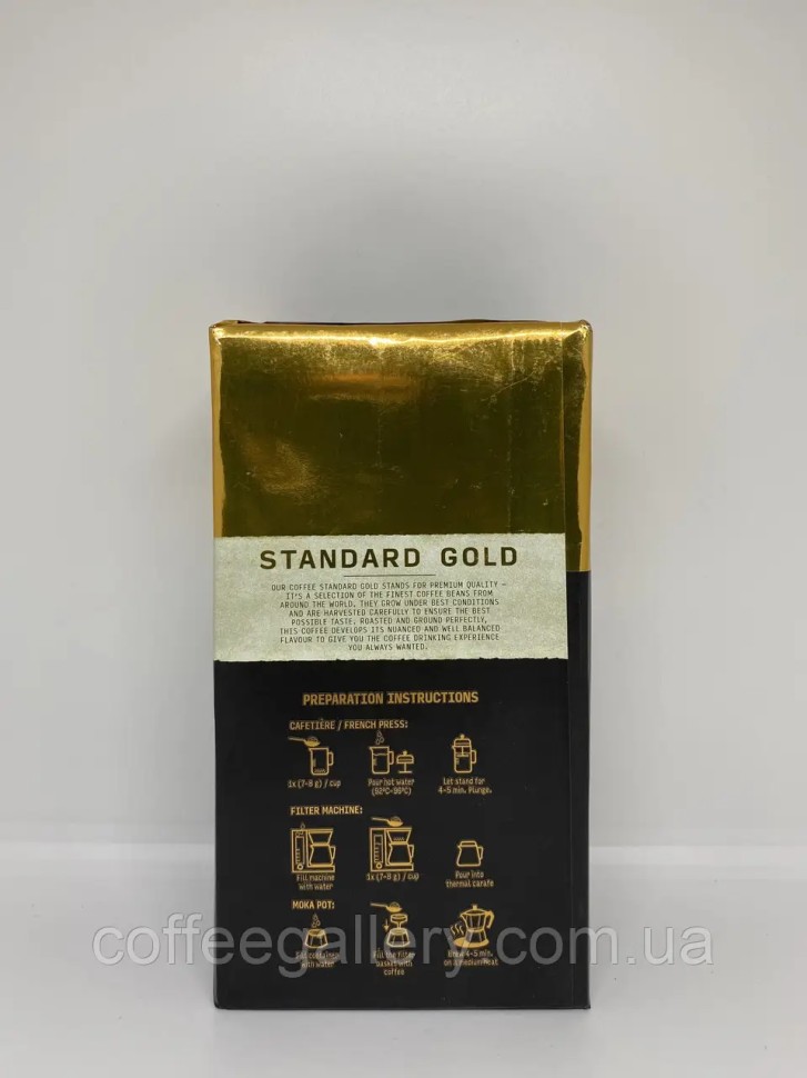 Кофе молотый Standard gold 500г Кофе молотый Standard gold 500г