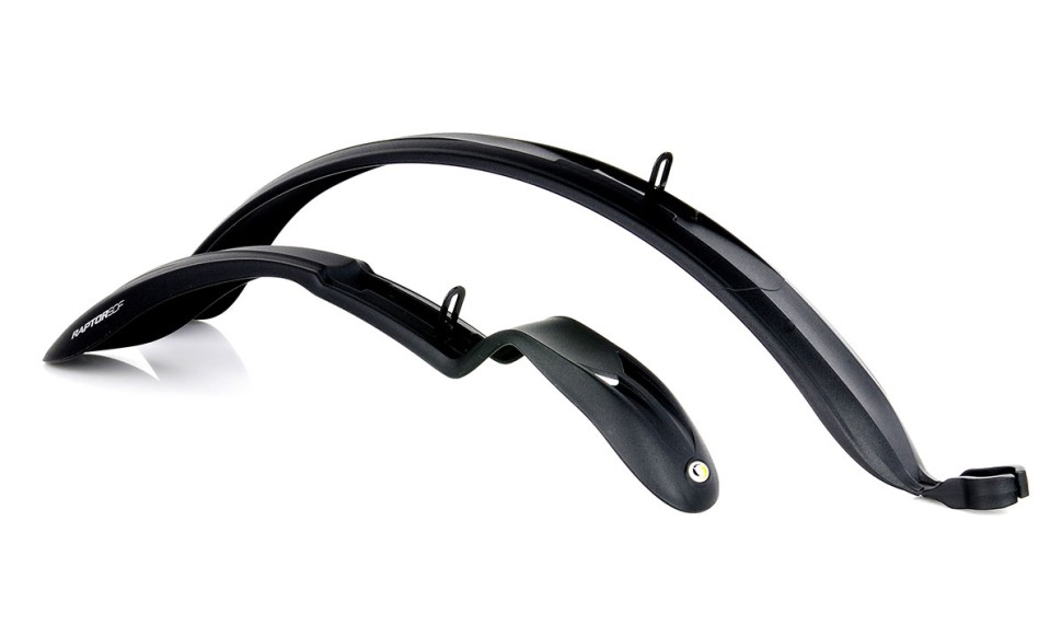 Комплект крыльев 24"-28" SIMPLA Raptor SDS, крепление заднего скобой, черные Комплект крыльев 24"-28" SIMPLA Raptor SDS, крепление заднего скобой, черные