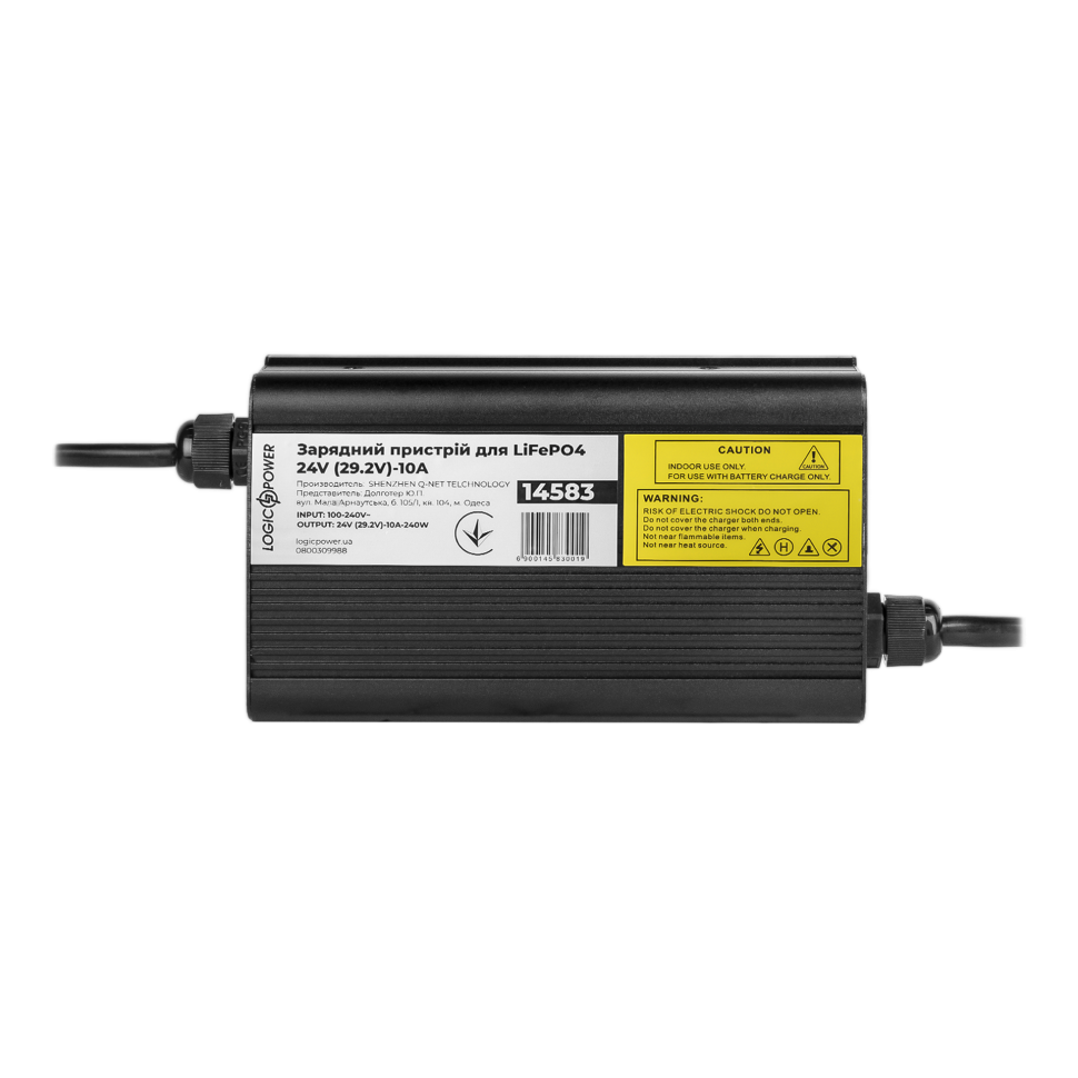 Зарядное устройство для аккумуляторов LiFePO4 LogicPower 24V...