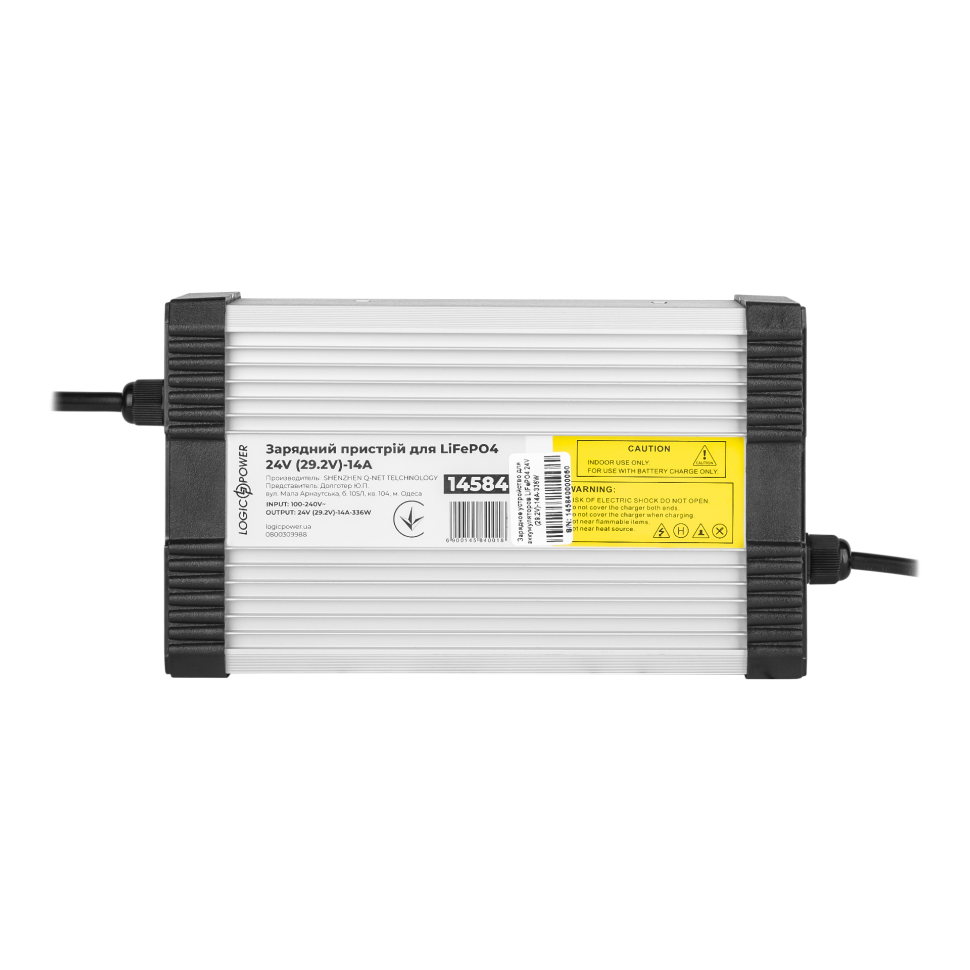 Зарядное устройство для аккумуляторов LiFePO4 LogicPower 24V...