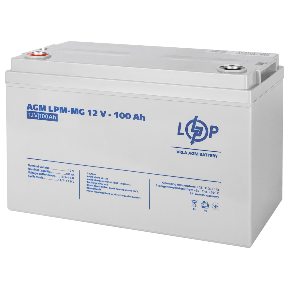 Аккумулятор мультигелевый LogicPower LPM-MG 12V - 100 Ah