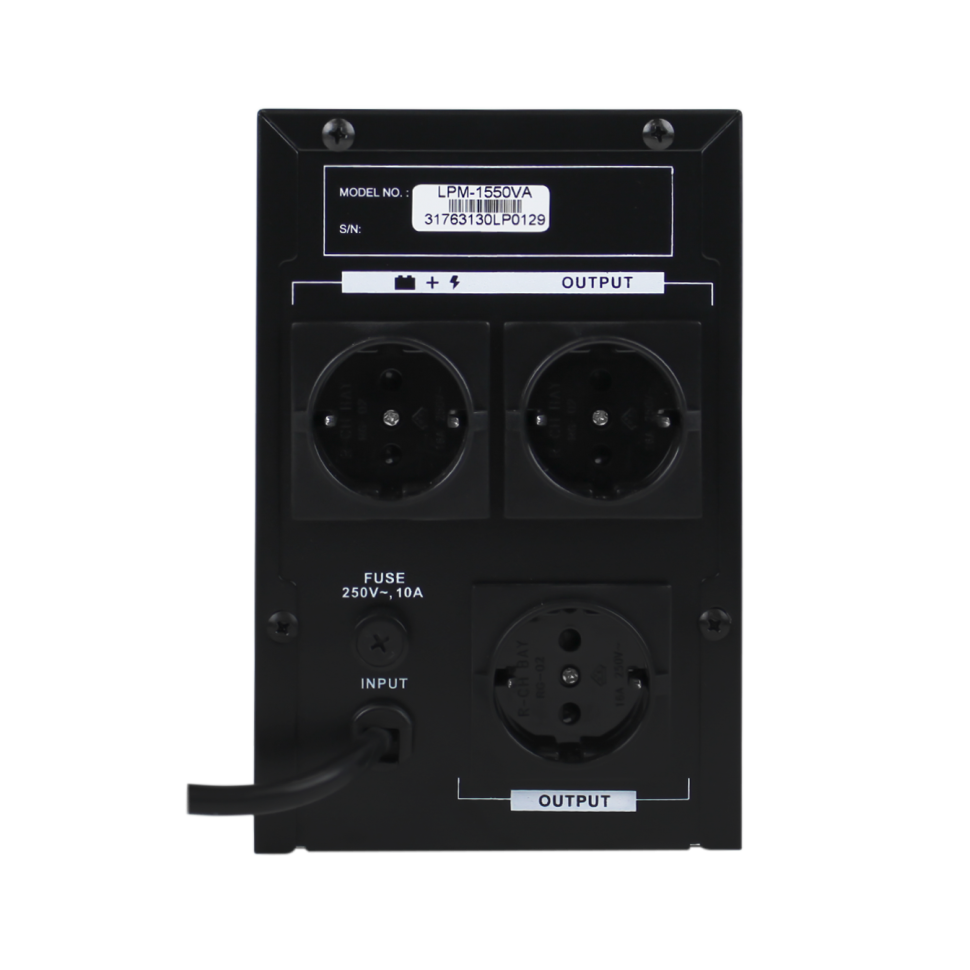 Линейно-интерактивный ИБП LPM-1550VA (1085Вт) Линейно-интерактивный ИБП LPM-1550VA (1085Вт)