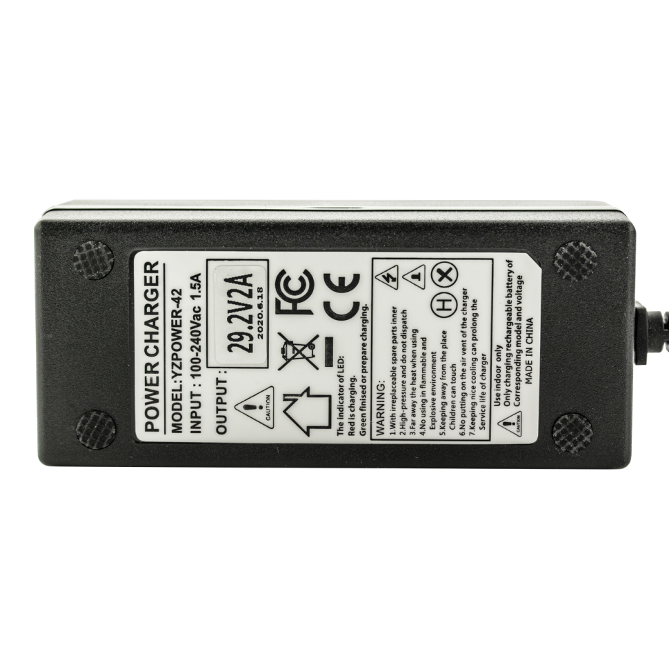 Зарядное устройство для аккумуляторов LiFePO4 LogicPower 24V (29.2V)-2A-48W Зарядное устройство для аккумуляторов LiFePO4 LogicPower 24V (29.2V)-2A-48W