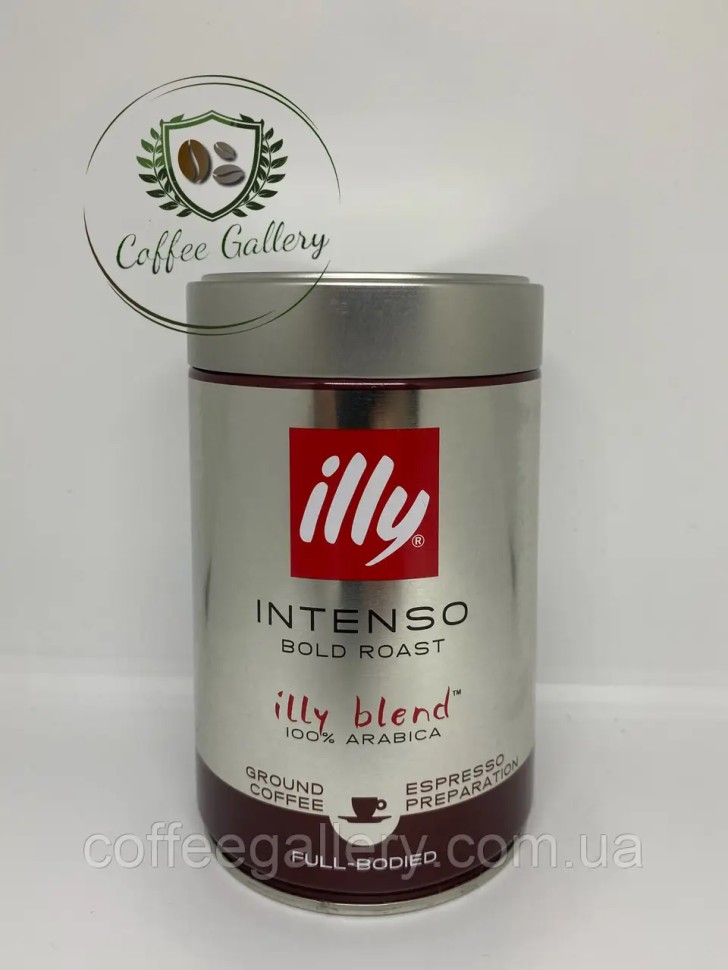Кофе молотый illy Intensive 250г ж/б