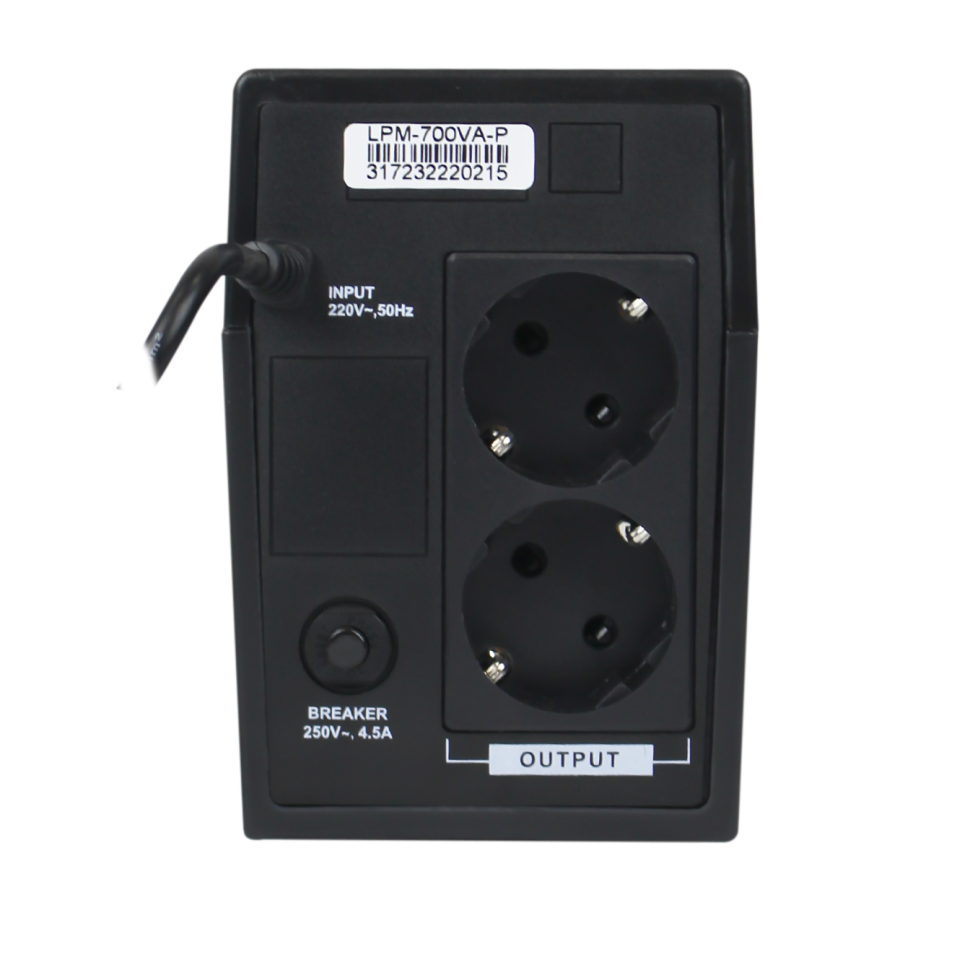 Линейно-интерактивный ИБП LPM-700VA-P (490Вт) Линейно-интерактивный ИБП LPM-700VA-P (490Вт)