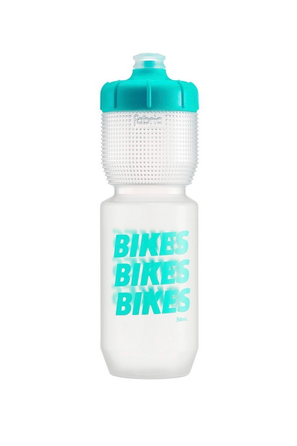 Фляга 0,750 Fabric GRIPPER Bikes CLI (прозрачный с бирюзовым)