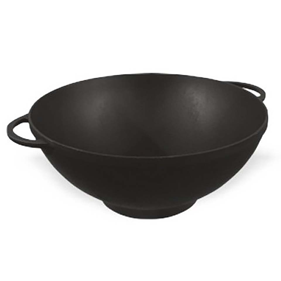 Чугунная сковорода WOK Ситон / Syton 340х155 мм, 8 л