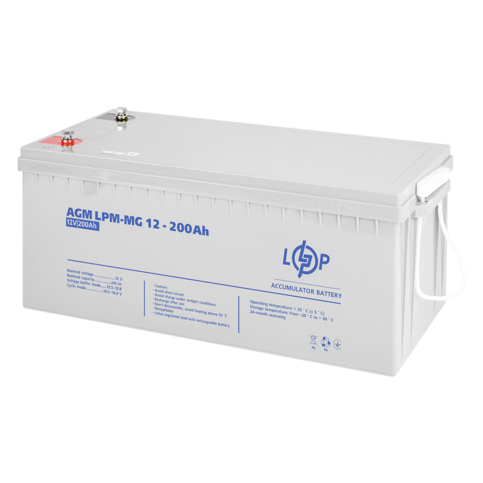 Аккумулятор мультигелевый LogicPower LPM-MG 12V - 200 Ah