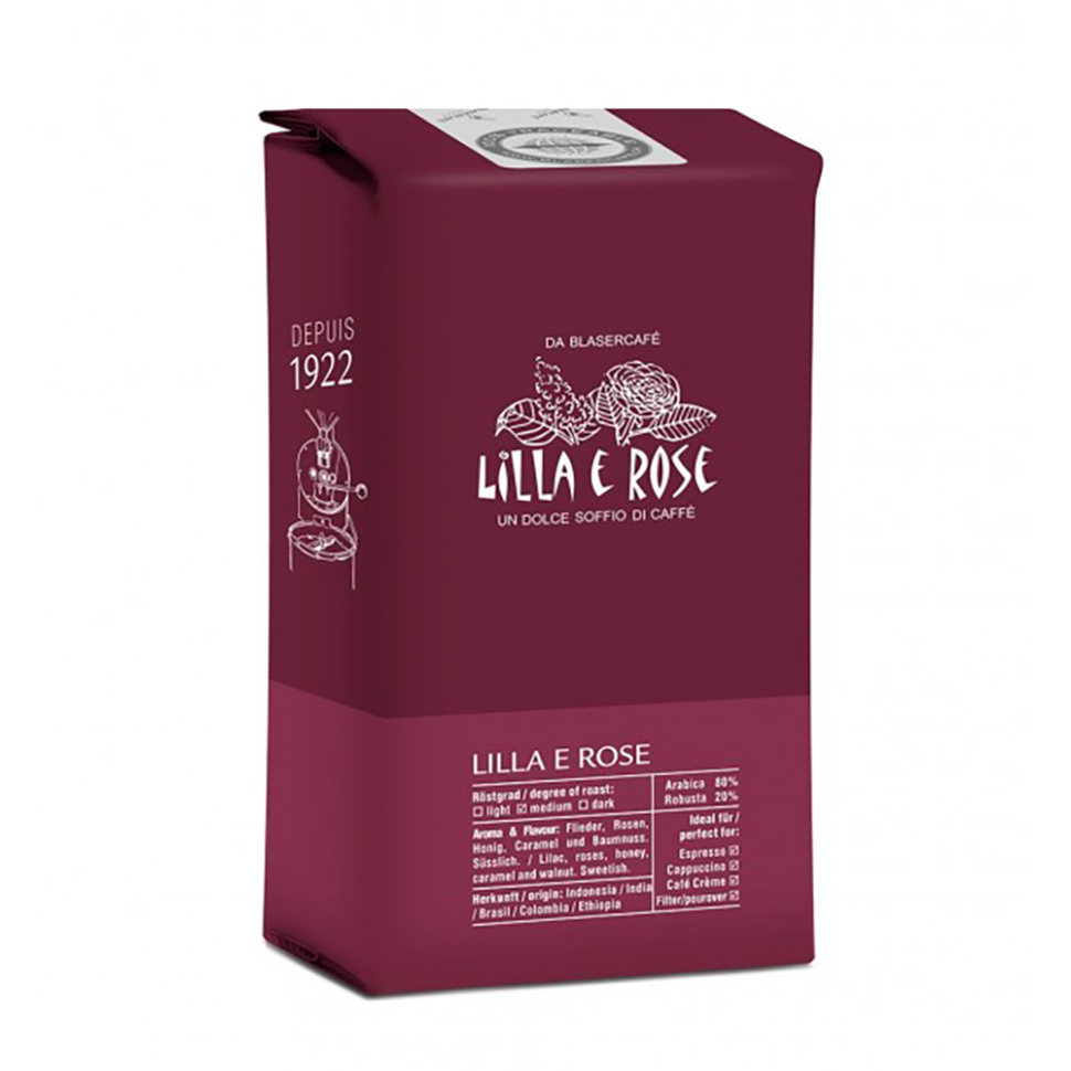 Кофе в зернах Blaserсafe Lilla & Rose 250 г