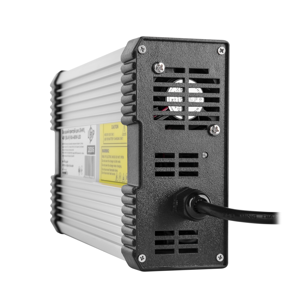 Зарядное устройство для аккумуляторов LiFePO4 LogicPower 48V (58.4V)-10A-480W-LED Зарядное устройство для аккумуляторов LiFePO4 LogicPower 48V (58.4V)-10A-480W-LED