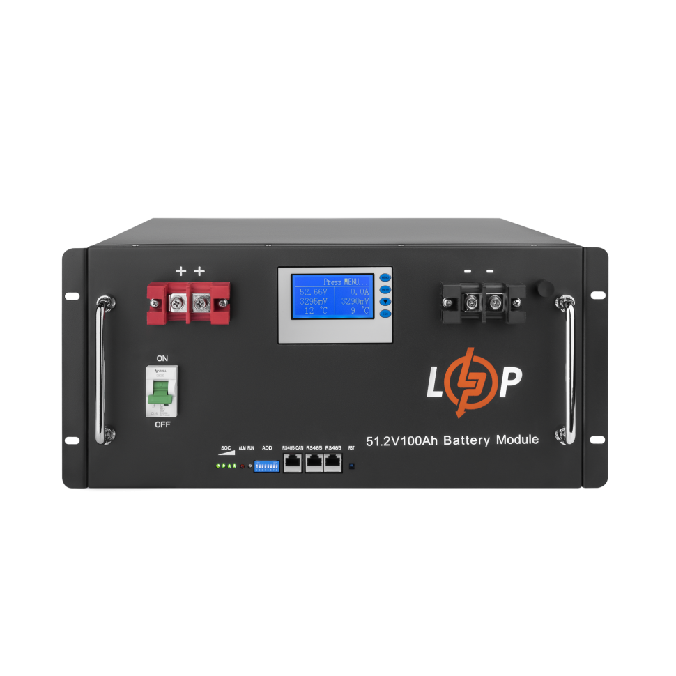 Аккумулятор LiFePО4 LogicPower 48V (51,2V) - 100 Ah (5120Wh) (Smart...