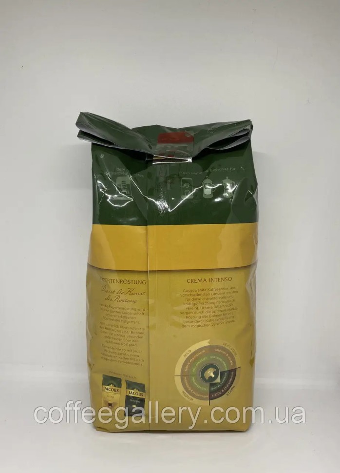 Кофе в зернах Jacobs Crema Intenso 1000 г Кофе в зернах Jacobs Crema Intenso 1000 г