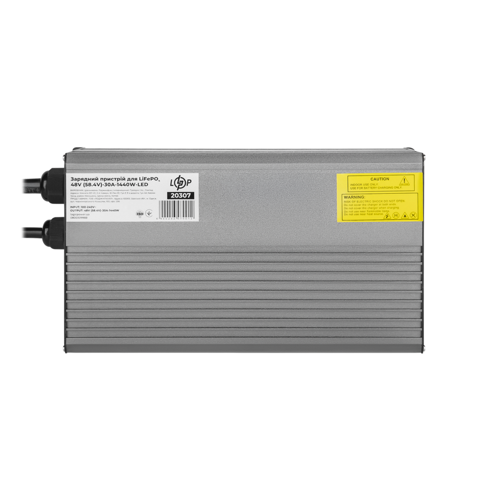 Зарядное устройство для аккумуляторов LiFePO4 LogicPower 48V...