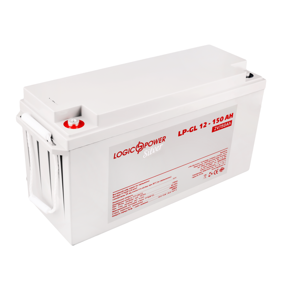 Аккумулятор гелевый LogicPower LP-GL 12V - 150 Ah Silver
