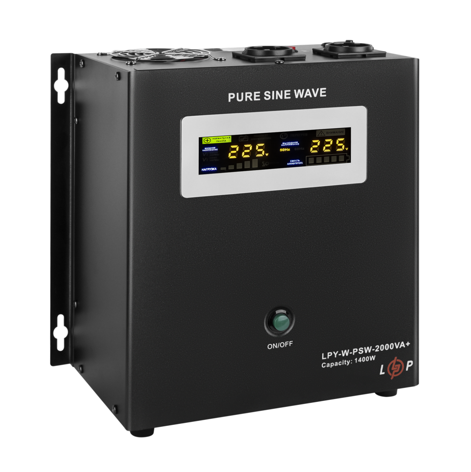 ИБП с правильной синусоидой 24V LPY- W - PSW-2000VA+ (1400Вт)10A/20A ИБП с правильной синусоидой 24V LPY- W - PSW-2000VA+ (1400Вт)10A/20A