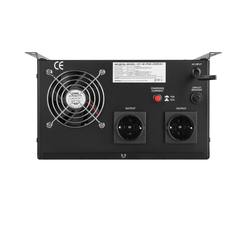 ИБП с правильной синусоидой 24V LPY- W - PSW-2000VA+ (1400Вт)10A/20A ИБП с правильной синусоидой 24V LPY- W - PSW-2000VA+ (1400Вт)10A/20A