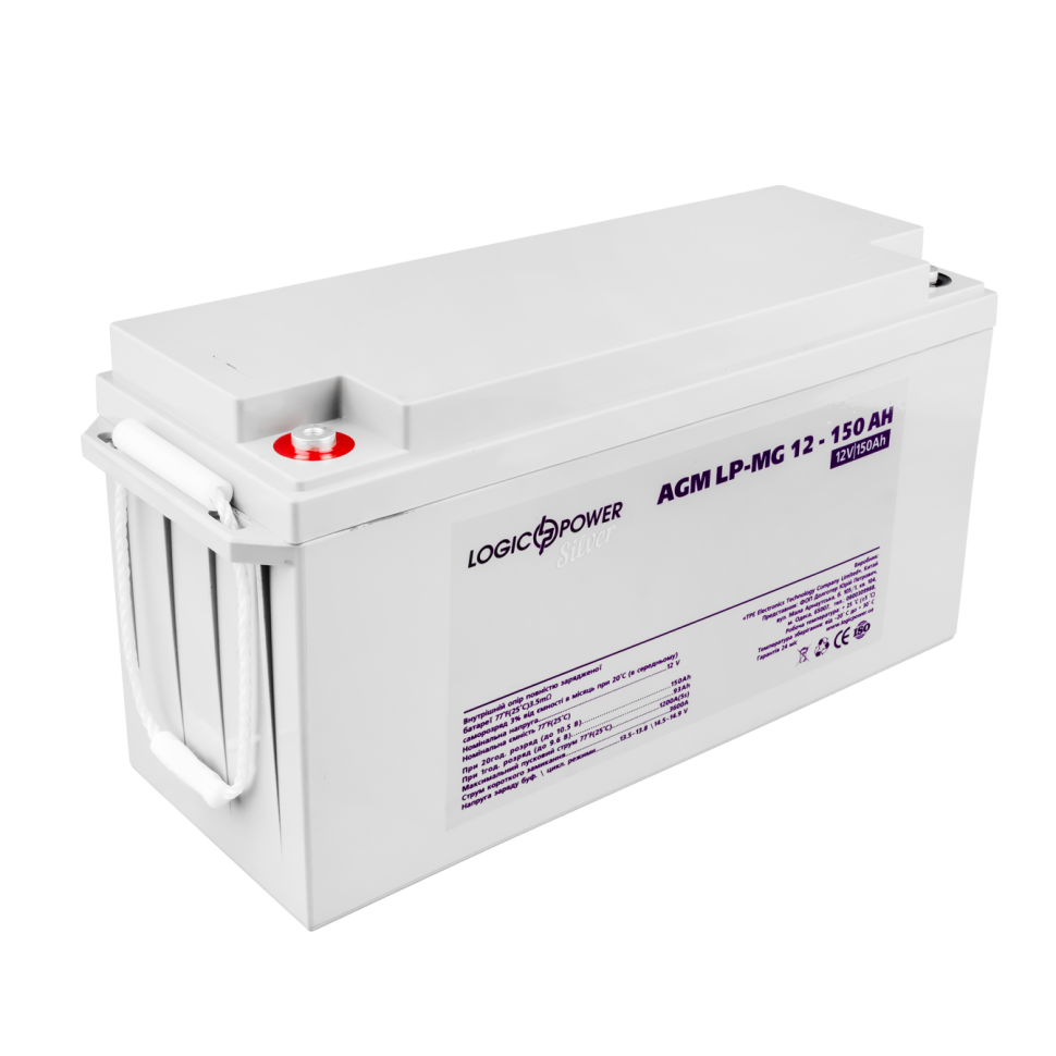 Аккумулятор мультигелевый LogicPower LP-MG 12V - 150 Ah Silver