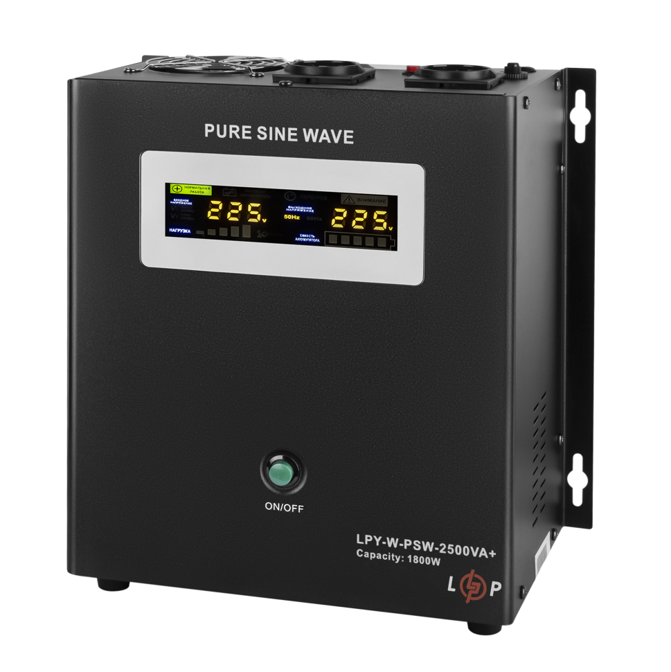 ИБП с правильной синусоидой 24V LPY-W-PSW-2500VA+(1800Вт)10A/20A ИБП с правильной синусоидой 24V LPY-W-PSW-2500VA+(1800Вт)10A/20A