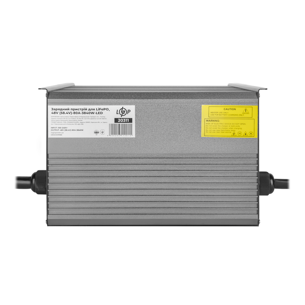 Зарядное устройство для аккумуляторов LiFePO4 LogicPower 48V...