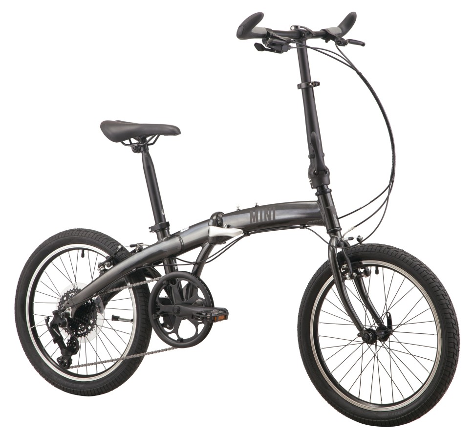Велосипед 20" Pride MINI 8 2023 темно-серый Велосипед 20" Pride MINI 8 2023 темно-серый