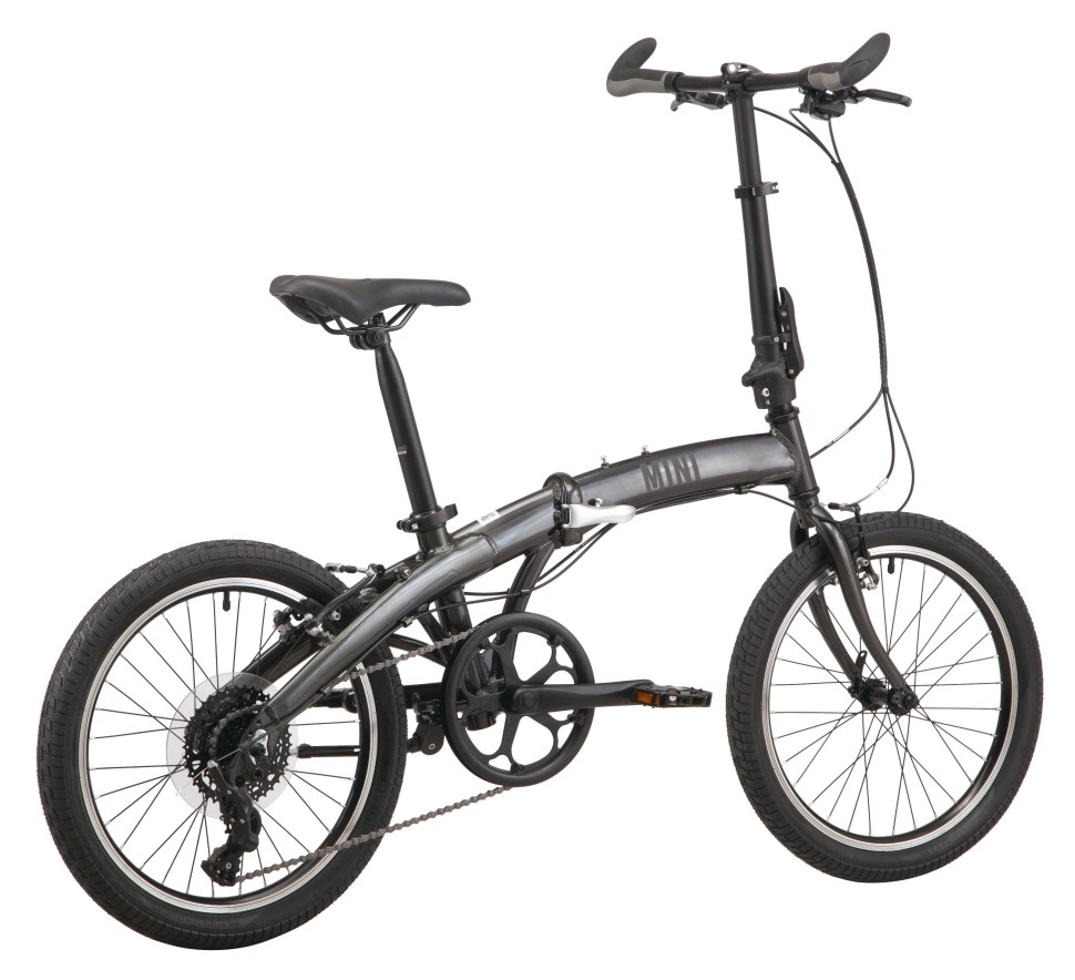 Велосипед 20" Pride MINI 8 2023 темно-серый Велосипед 20" Pride MINI 8 2023 темно-серый