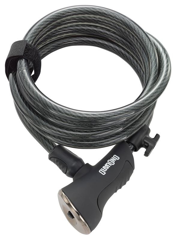 Замок Onguard DOBERMAN, спиральный трос 185см х 10мм, 5 ключей,...