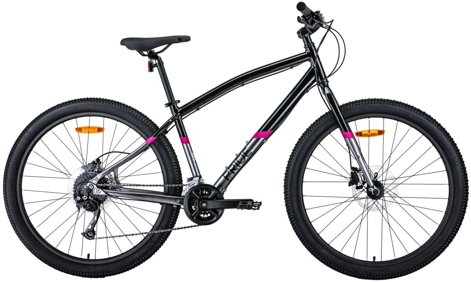 Велосипед 27,5" Pride ROCKSTEADY AL 7.2 рама - L 2023 черный