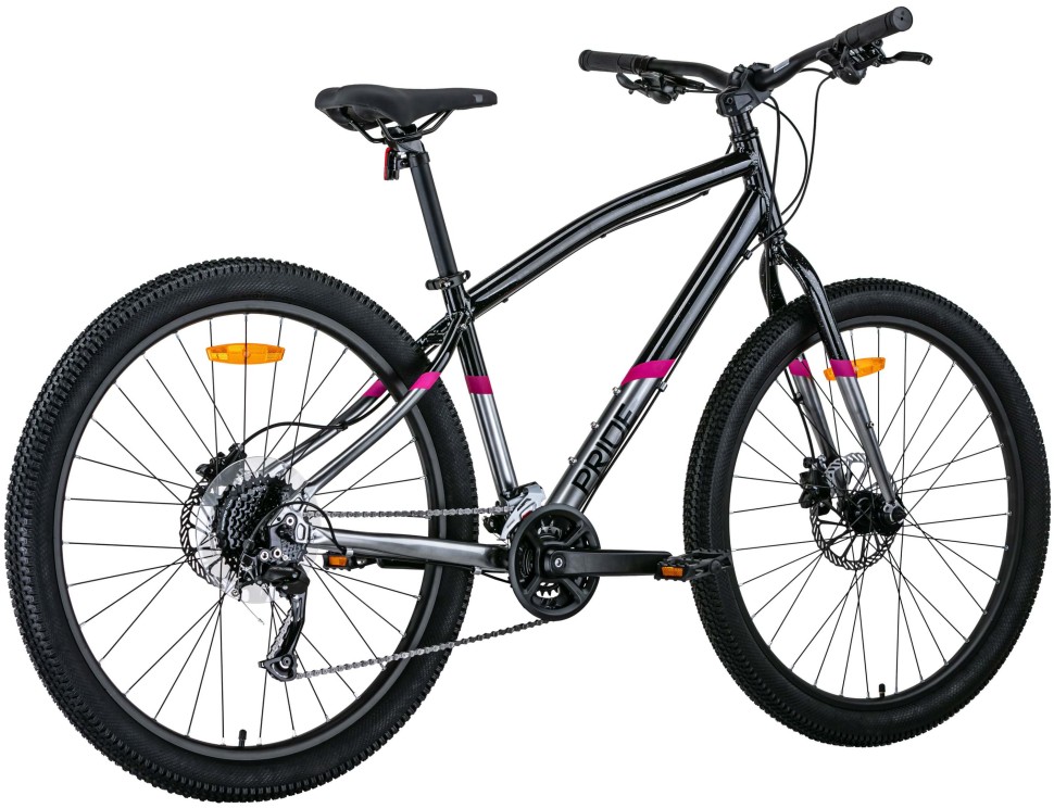 Велосипед 27,5" Pride ROCKSTEADY AL 7.2 рама - XL 2023 черный Велосипед 27,5" Pride ROCKSTEADY AL 7.2 рама - XL 2023 черный