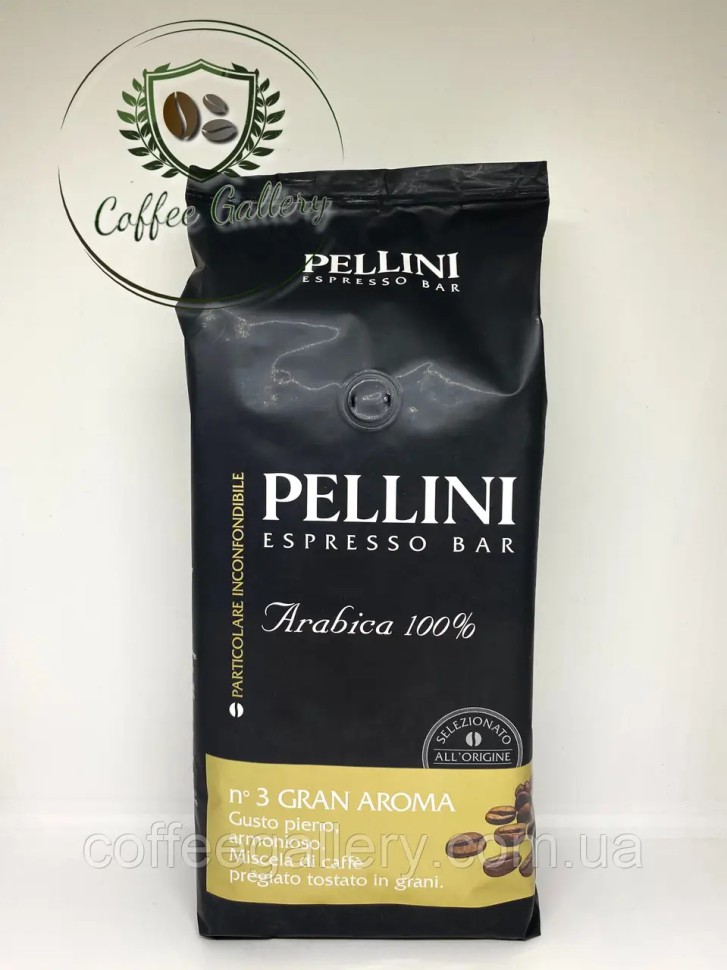 Кофе в зернах Pellini n°3 Gran Aroma 100% Arabica 1000 г