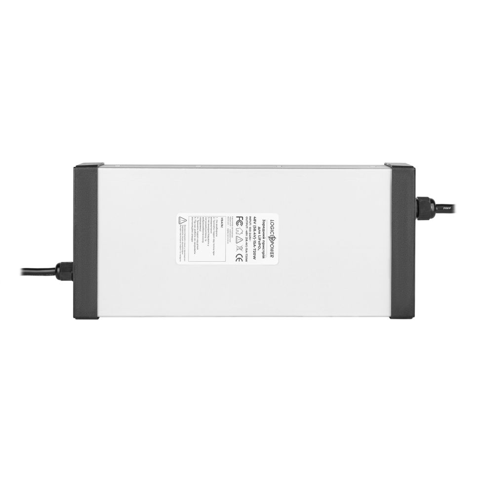 Зарядное устройство для аккумуляторов LiFePO4 LogicPower 72V (87.6V)-10A-720W-C13 Зарядное устройство для аккумуляторов LiFePO4 LogicPower 72V (87.6V)-10A-720W-C13