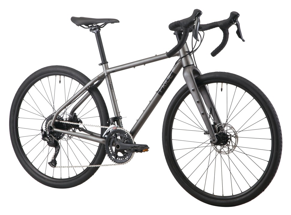Велосипед 27,5" Pride ROCX Tour рама - S 2023 серый Велосипед 27,5" Pride ROCX Tour рама - S 2023 серый