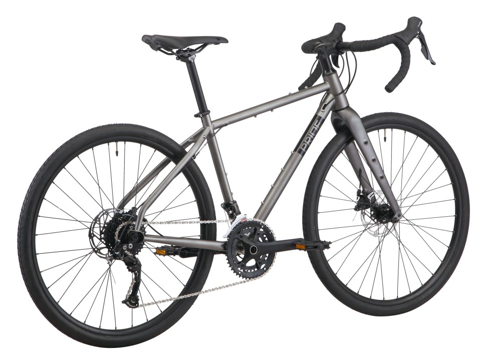 Велосипед 27,5" Pride ROCX Tour рама - S 2023 серый Велосипед 27,5" Pride ROCX Tour рама - S 2023 серый