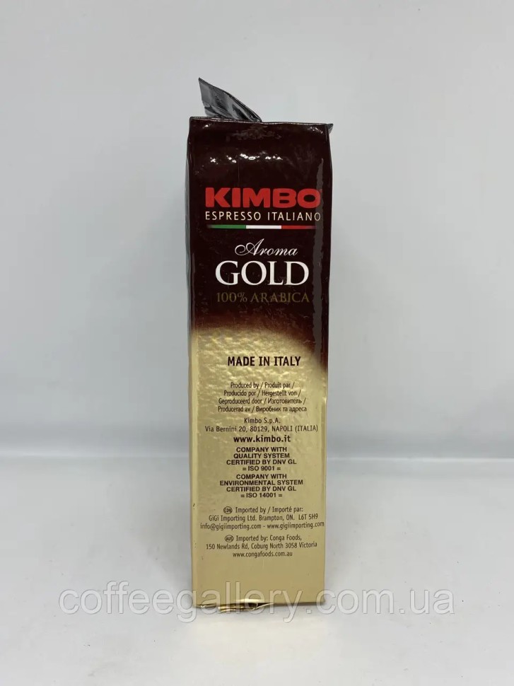 Кофе молотый Kimbo Gold 250 г Кофе молотый Kimbo Gold 250 г