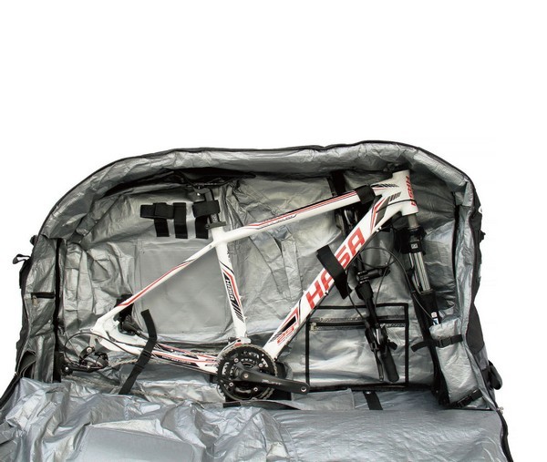 Чехол для велосипеда 26-29" XXF BIKE TRANSPORT BAG 600D, мягкий, черно-серый Чехол для велосипеда 26-29" XXF BIKE TRANSPORT BAG 600D, мягкий, черно-серый