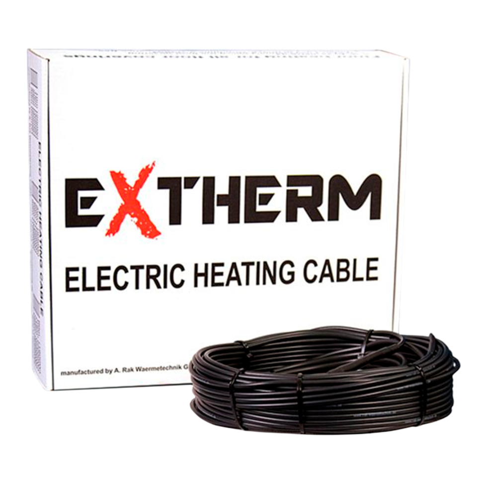 Нагревательный кабель двухжильный Extherm ETT ECO 30-360 Нагревательный кабель двухжильный Extherm ETT ECO 30-360