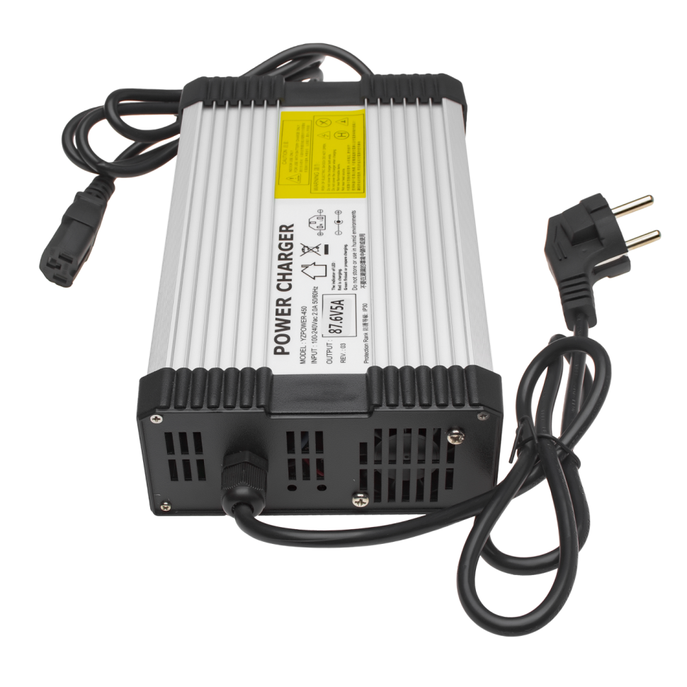 Зарядное устройство для аккумуляторов LiFePO4 LogicPower 72V (87.6V)-5A-360W Зарядное устройство для аккумуляторов LiFePO4 LogicPower 72V (87.6V)-5A-360W