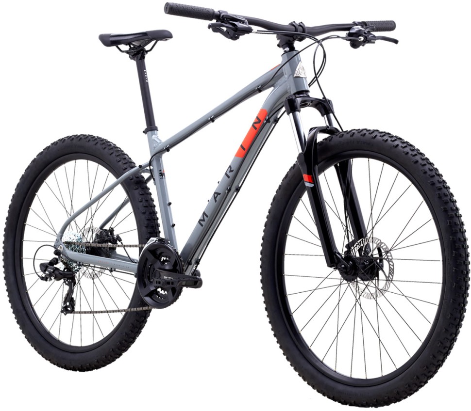 Велосипед 29" Marin BOLINAS RIDGE 1 рама - M 2023 Gloss Grey/Black/Roarange Велосипед 29" Marin BOLINAS RIDGE 1 рама - M 2023 Gloss Grey/Black/Roarange