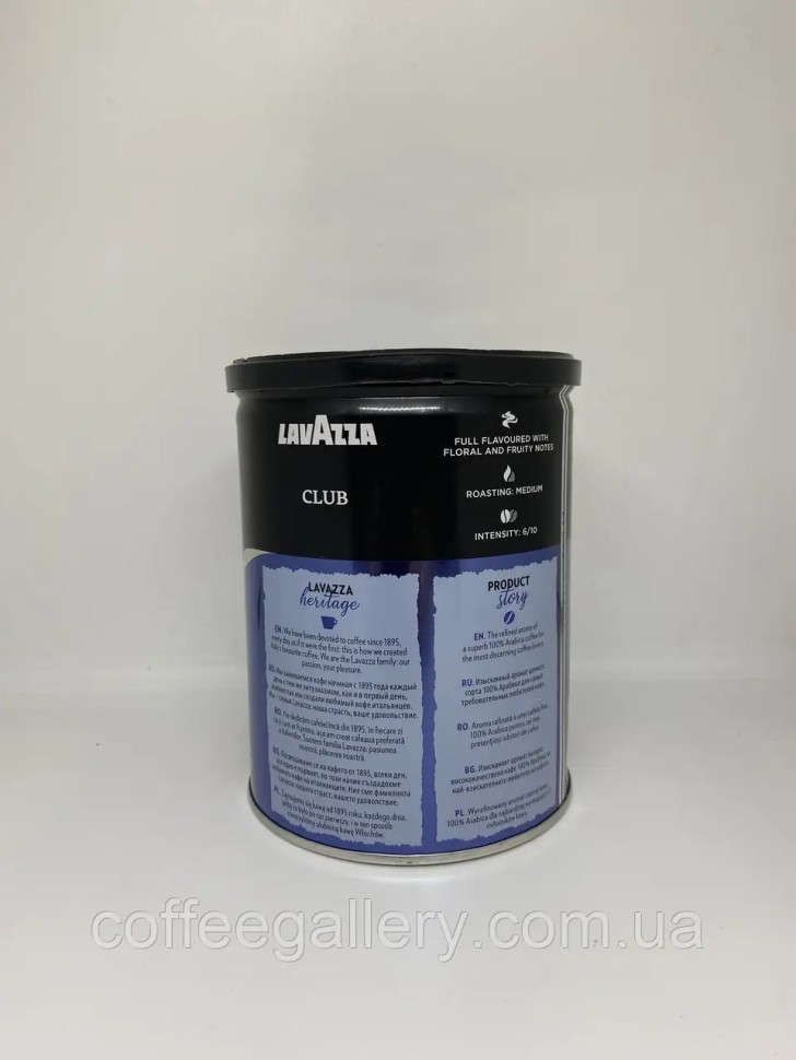 Кофе молотый Lavazza Club 250г ж/б Кофе молотый Lavazza Club 250г ж/б
