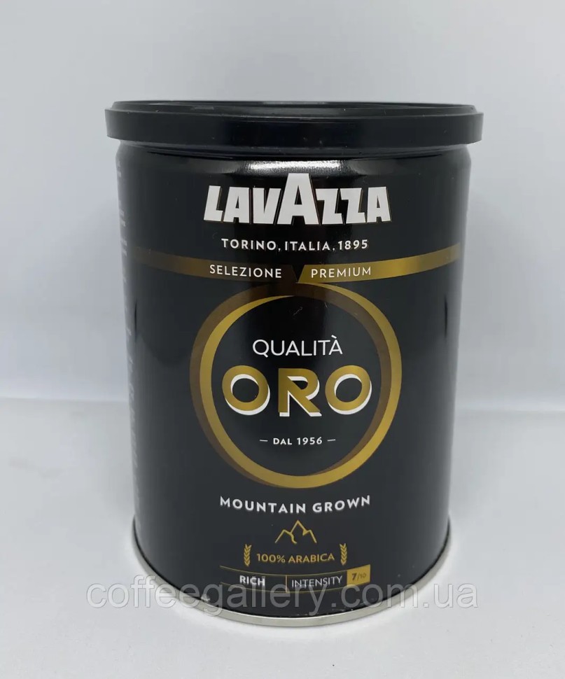Кофе молотый Lavazza Qualita Oro Mountain Grown (чорна), 250г ж/б Кофе молотый Lavazza Qualita Oro Mountain Grown (чорна), 250г ж/б
